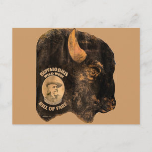 Buffalo Bill's Wild West Show vintage 1898 Postkarte