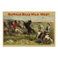 Buffalo Bills wilde Westpferde
