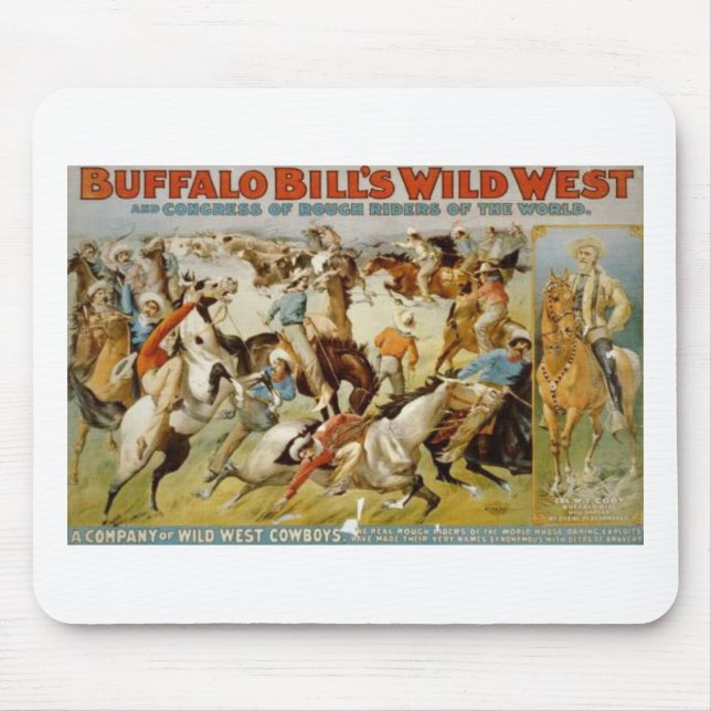 Buffalo Bills wilde Westshow Mousepad (Vorne)
