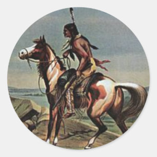 Buffalo Bills-wilde Westshow Runder Aufkleber