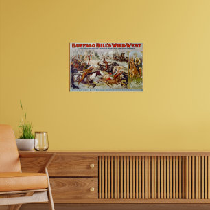 Buffalo Bills Wilder Westen Poster