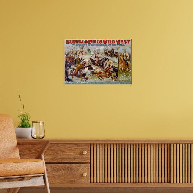 Buffalo Bills Wilder Westen Poster (Wohnzimmer 2)