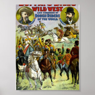 Buffalo Bill's wilder Westen und Kongress der raue Poster