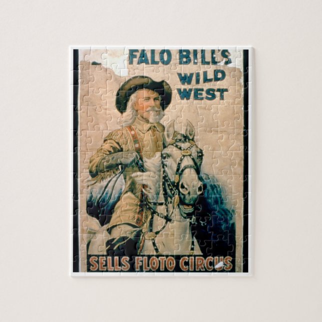 "Buffalo Bills wilder Westen", Verkäufe Floto Puzzle (Vertikal)