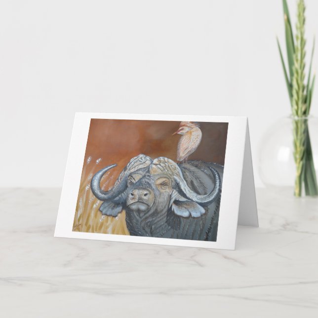 Buffalo Birthday Card Karte (Vorderseite)