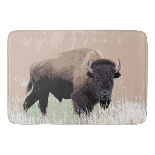 Buffalo / Bison Badematte