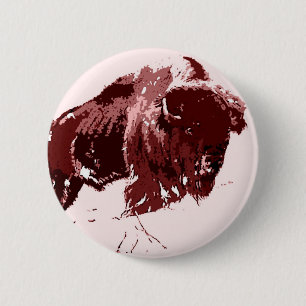 Buffalo - Bison Button