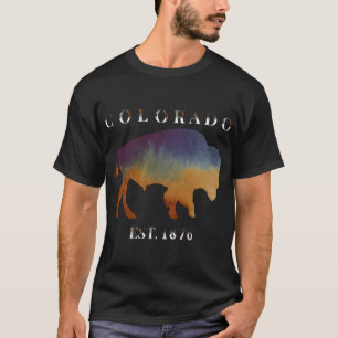 Buffalo Bison Colorado 1876 T-Shirt