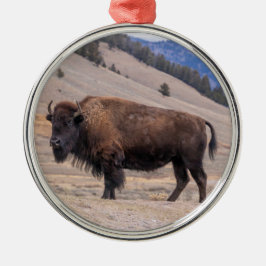 Buffalo Bison Oranment Ornament Aus Metall