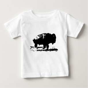 Buffalo Bison Pop Art Baby T-shirt