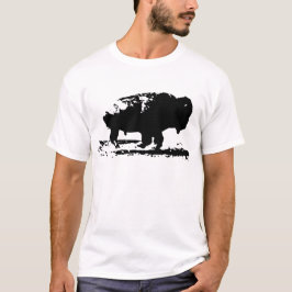 Buffalo Bison Pop Art T-Shirt