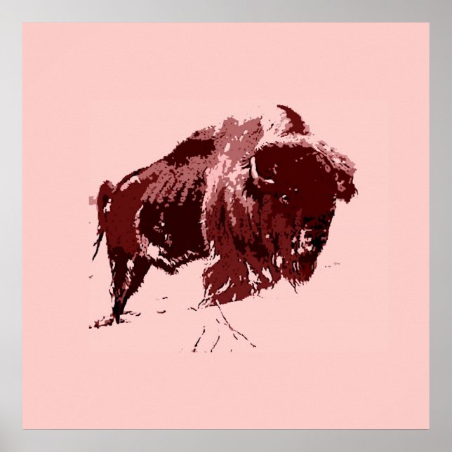 Buffalo - Bison Poster (Vorne)