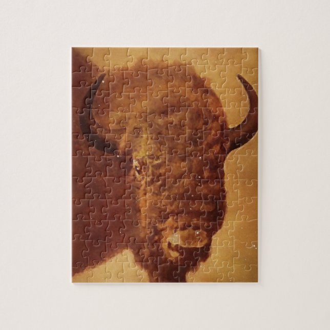 Buffalo / Bison Puzzle (Vertikal)