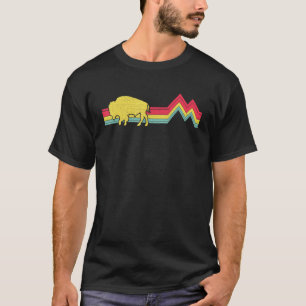 Buffalo Bison Retro Style Vintager 70er 80er Men W T-Shirt