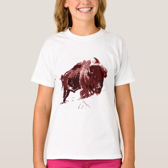 Buffalo - Bison T-Shirt (Vorderseite)