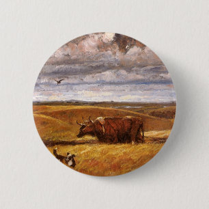 Buffalo Bones Plowinz von Harvey Thomas Dunn Button