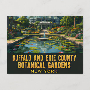 Buffalo Botanischer Garten New York Urbane Natur Postkarte
