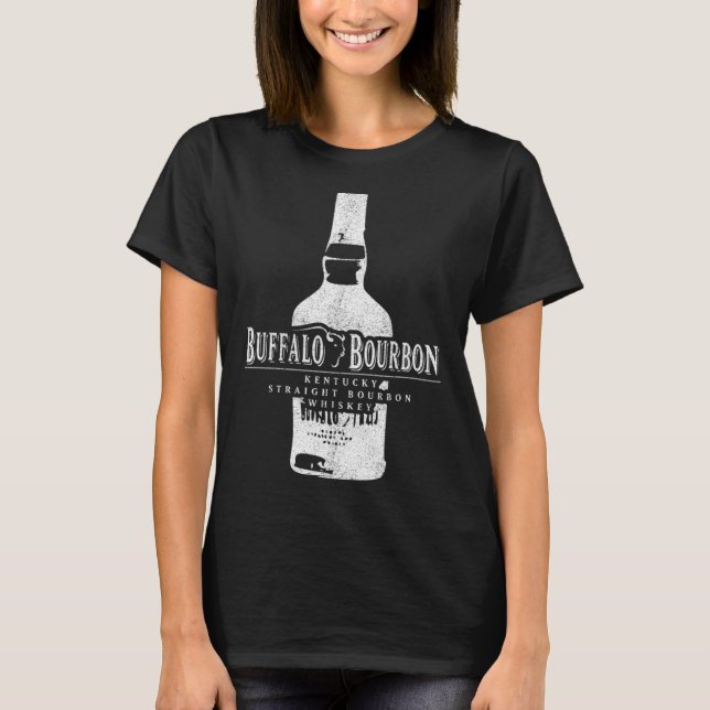 Buffalo Bourbon Kentucky Whiskey  Shop White T-Shirt (Vorderseite)
