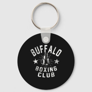 Buffalo Boxing Club - Vintager, gestörter Boxer Schlüsselanhänger