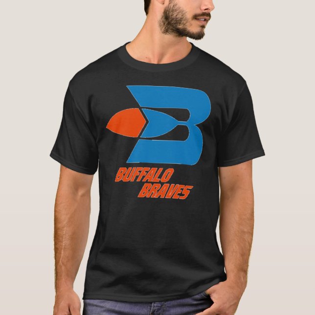 Buffalo Braves Basketball Klassischer T - Shirt (Vorderseite)