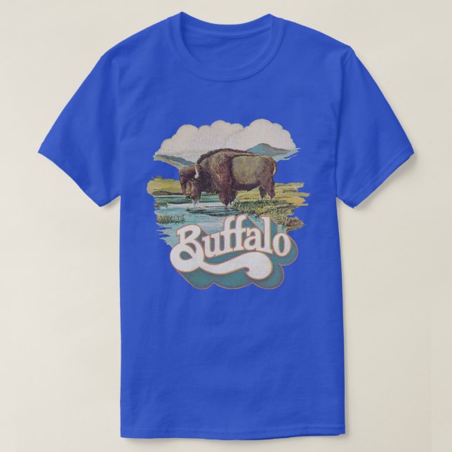 Buffalo Brewing Co Beer Retro Defunktional Breweri T-Shirt (Design vorne)