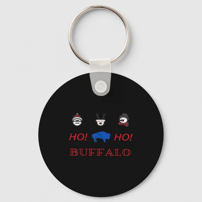Buffalo Christmas Schlüsselanhänger (Vorderseite)