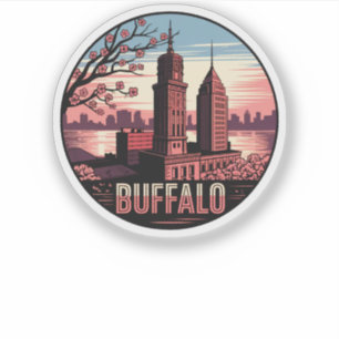 Buffalo City New York USA Aufkleber