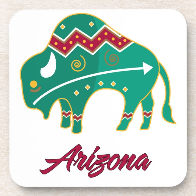 Buffalo Clan Arizona Untersetzer (Vorderseite)