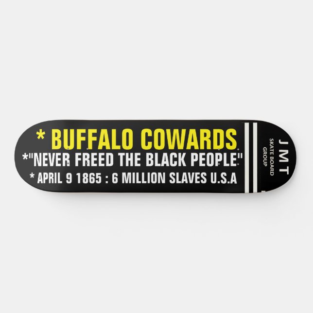 BUFFALO COWARD 8 1/4" Skateboard Deck (Horizontal)