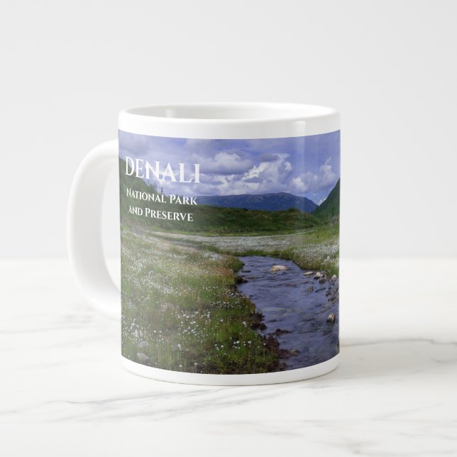 Buffalo Creek, Nationalpark Denali und Erhaltung Jumbo-Tasse (Vorderseite Links)