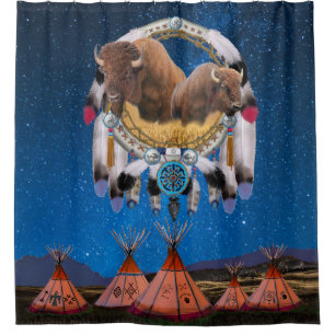BUFFALO DREAM CATCHER DUSCHVORHANG