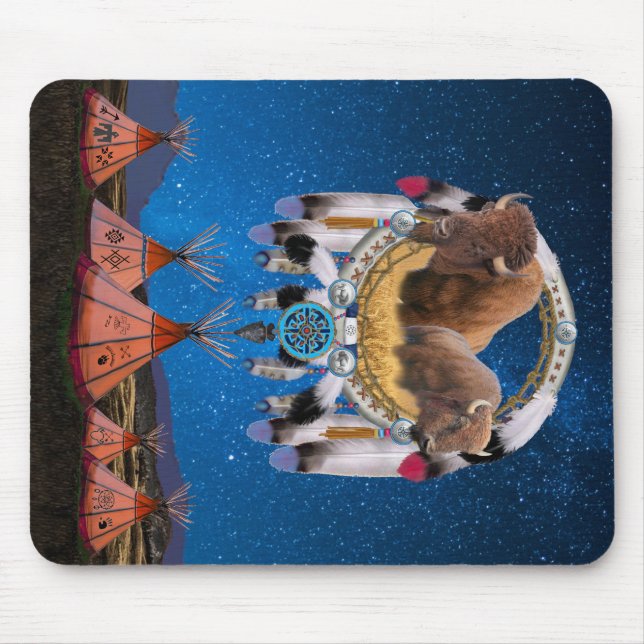 BUFFALO DREAM CATCHER MOUSEPAD (Vorne)
