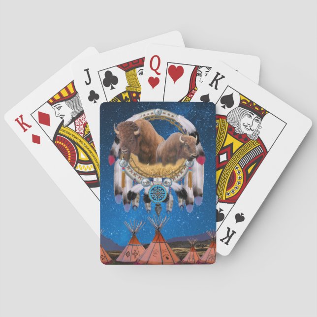BUFFALO DREAM CATCHER SPIELKARTEN (Rückseite)