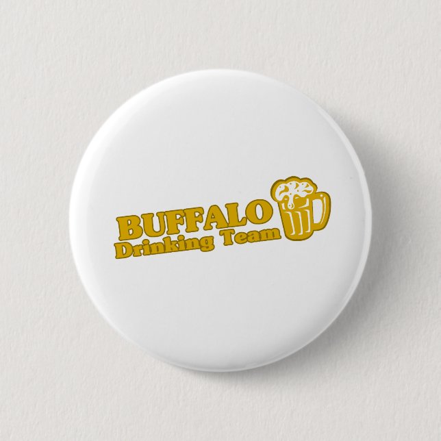 Buffalo Drink Team T-Shirts Button (Vorderseite)