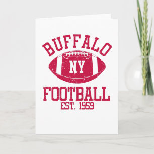 Buffalo Football Fan Geschenk Idee Karte