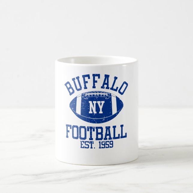 Buffalo Football Fan Geschenk Präsentation Idee Kaffeetasse (Mittel)