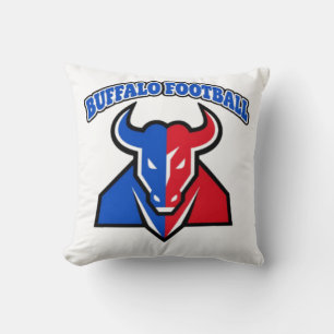 Buffalo Football Team Logo Fette Sport Stier Masko Kissen