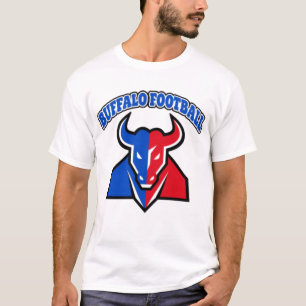 Buffalo Football Team Logo Fette Sport Stier Masko T-Shirt