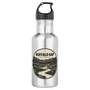 Buffalo Gap National Grassland Bach Edelstahlflasche