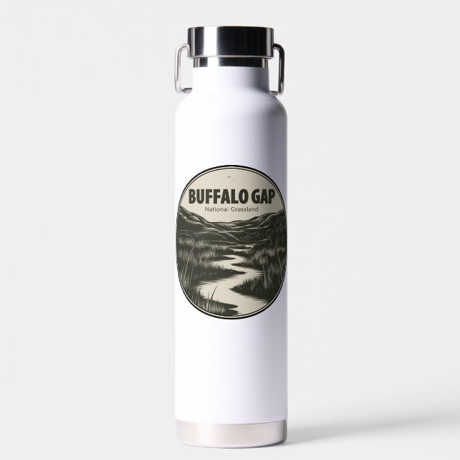 Buffalo Gap National Grassland Stream Trinkflasche (Vorne)