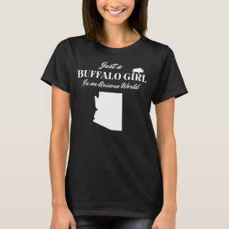 Büffalo Girl in einer arzona T-Shirt