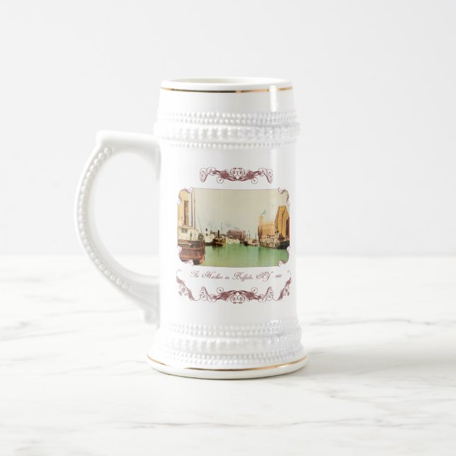 Buffalo Harbour Vintag Beer Stein Bierglas (Links)