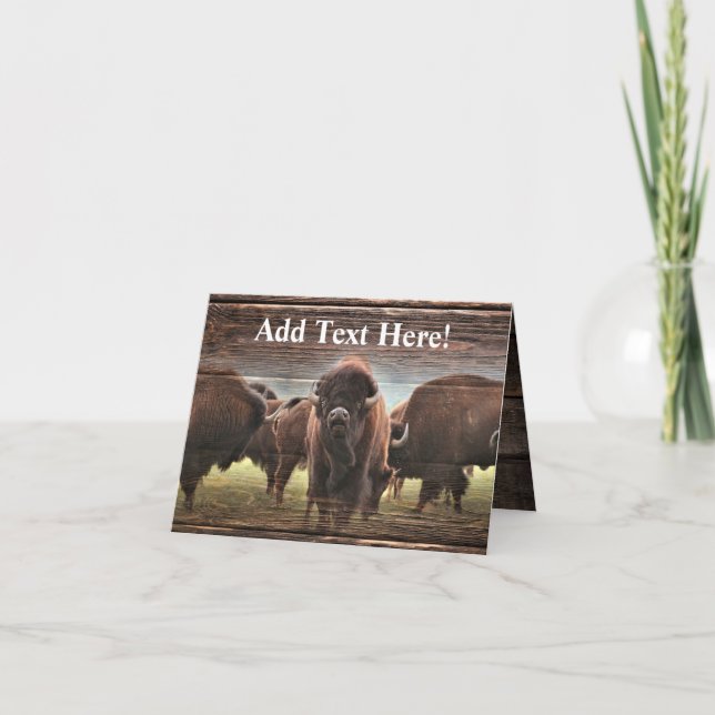 Buffalo Herd Karte (Vorderseite)