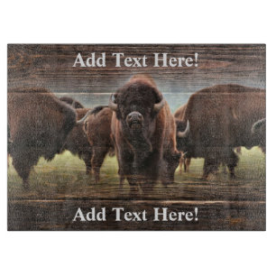 Buffalo Herd Schneidebrett