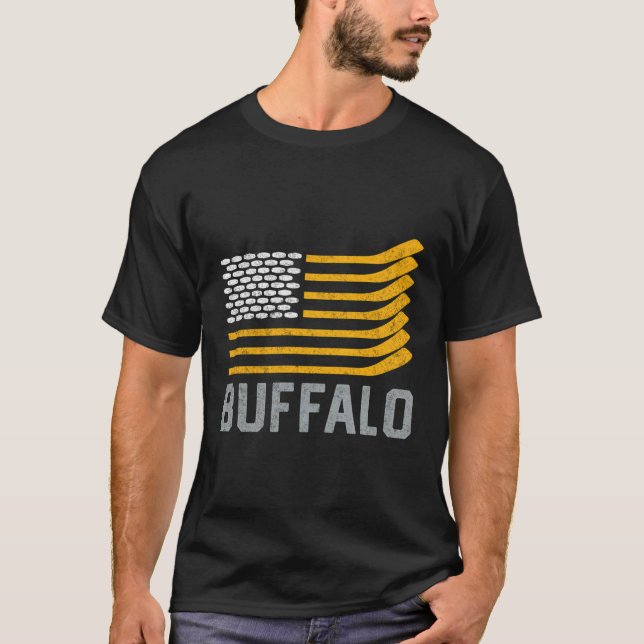 Buffalo Hockey ist Amerikaner T-Shirt (Vorderseite)