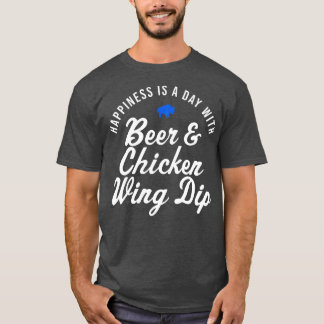 Buffalo Hühnchen Wing Dip Bier Glück T-Shirt