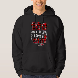 Buffalo Kariert 100 Tage Cray Cray Crayons Erwachs Hoodie