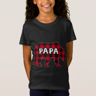 Buffalo Kariert Bären Weihnachten Pajama Matching T-Shirt