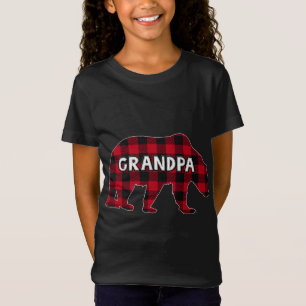Buffalo Kariert Bären Weihnachten Pajama Matching T-Shirt