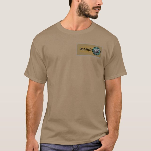 Buffalo Kariert Bear Wild Life T - Shirt (Vorderseite)